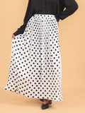 POLKA DOT PLEATED SKIRT BS64